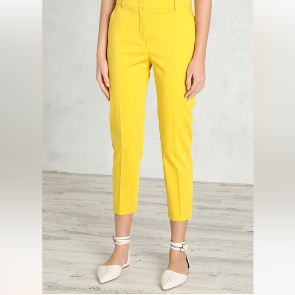 MaxMara cut-label Cotton Stain Trousers Size: Medium US4/6 Spring/Summer